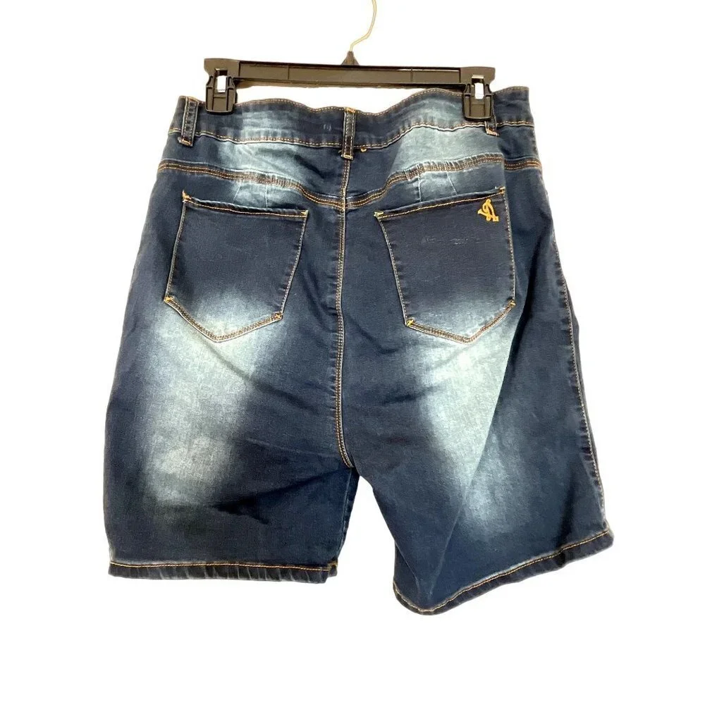 VIP Bermuda Jean Shorts 33 - Picture 6 of 7